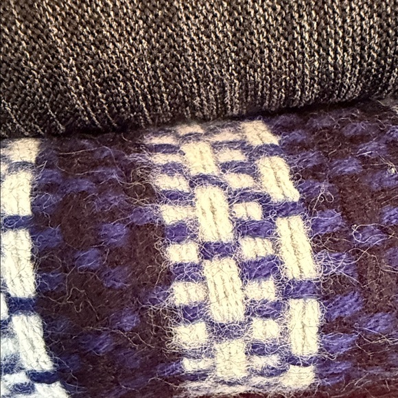 Winter Scarf Bundle Lot 6 Mixed Styles Plaid Blanket Knit Wrap - Picture 3 of 9